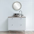 thumbnail image 4 of Miroir Encadré Pasadena - Argent Champagne, 4 of 6