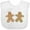 AA-White, variant on Inktastic Twin Gingerbread Boy and Girl Co Boys or Girls Baby Bib