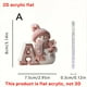 thumbnail image 1 of Uuiauoio 26 English Letter Christmas Ornament Set 2D Acrylic Tree Decor Car Rearview Mirror Hanging Alphabet Pendant Party Supplies,Pink Letter Snowman,Family Ornament, 1 of 2