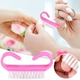 thumbnail image 2 of Handle Nail Brush - 5 Colors, Sturdy Plastic, Ergonomic Grip, for Fingernails/Toes, Home/Travel Use, Scrubbing Kit, 2 of 6