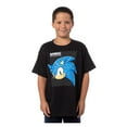 thumbnail image 7 of Sonic The Hedgehog Boys' Checkerboard Sonic Head Graphic Print T-Shirt, 7 of 7