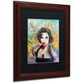 thumbnail image 2 of Trademark Fine Art "Liz" Canvas Art by Dean Russo, Black Matte, Wood Frame, 2 of 4