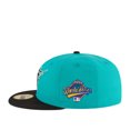thumbnail image 4 of Men's New Era Aqua Florida Marlins World Series Wool 59FIFTY Fitted Hat, 4 of 6