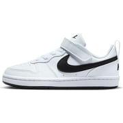 Nike Court Borough Low Recraft Shoes Sneaker, White/Black, 2 US Unisex Little Kid