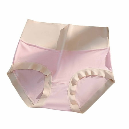 Kmdttou Womens Underwear Breathable Wicking Sexy Lace High Cut Panties Comfort Bikini Panty Stretch Underpants Breathable Ladies Briefs (Available in Plus Size) Pink-2XL