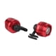 thumbnail image 4 of 2 uds zapatos faros pequeños zuecos ligeros decoración brillan en la oscuridad para caminar correr acampar regalo divertido rojo, 4 of 14