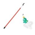 thumbnail image 1 of TIMIFIS Cat Toys Pet Cat Interaction Funny Feather Cat Rods Stick Decompression Christmas Toy Cat Wand ummer, 1 of 1