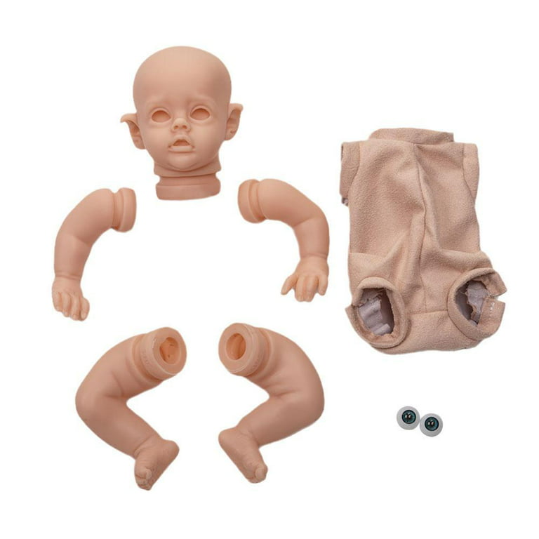 katolsk jeg fandt det Gå til kredsløbet 12inch Unpainted Reborn Doll Kits Silicone Mold to Making Doll Vinyl Kits  DIY Reborn Mold for Beginners (Limbs + Head + Eyes + Cloth Body) Z3H5 -  Walmart.com