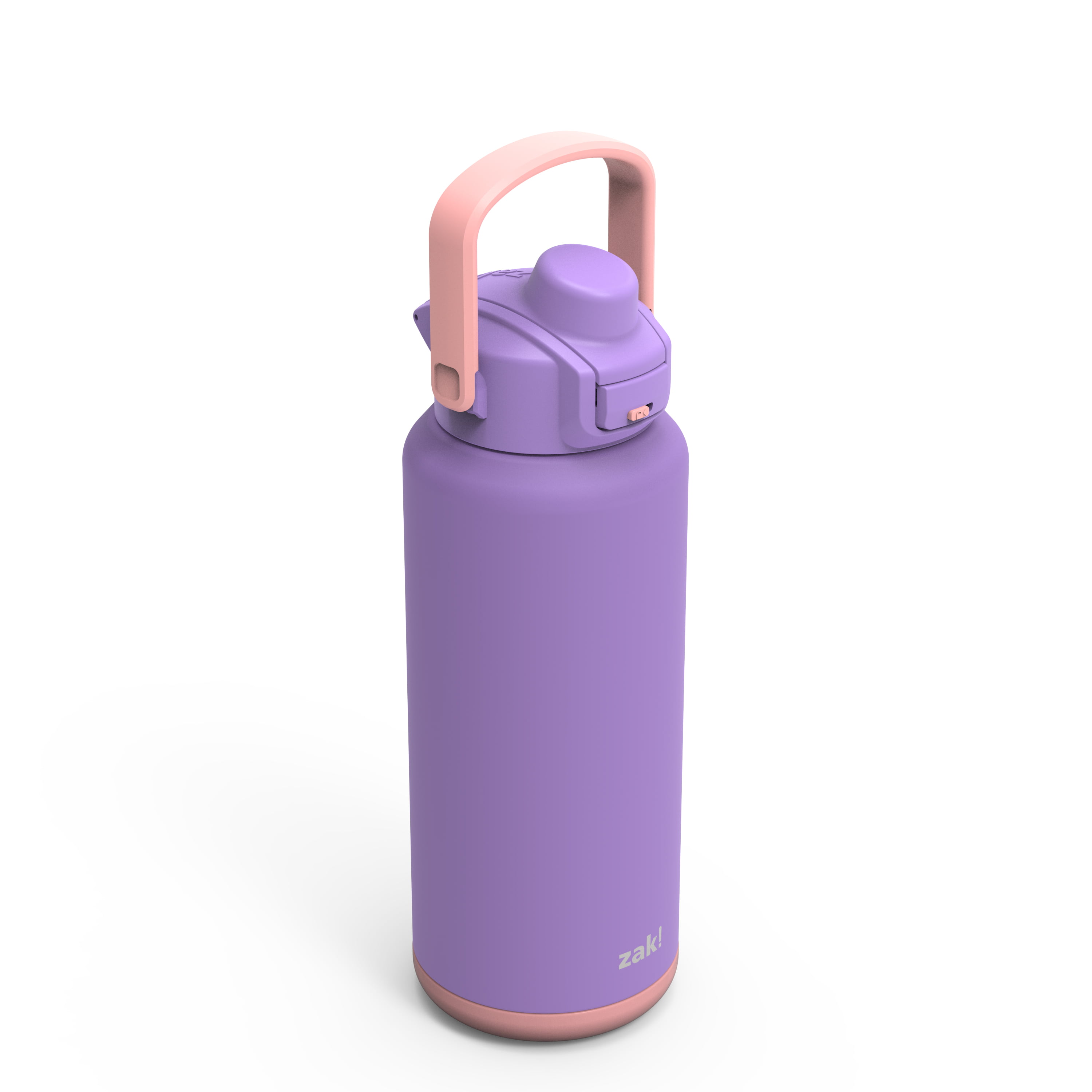 ZAK! Lilac Stainless Steel Double Wall Vacuum Bottle, 12 Oz.