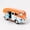 Orange, variant on 1:36 Scale Gulf Livery Samba Bus Diecast Model, Classic Van Replica with Openable Door