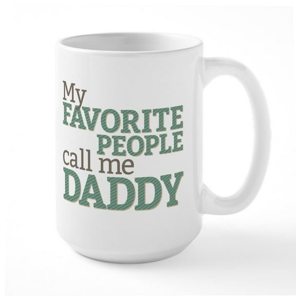 CafePress - Call Me Daddy Large Mug - 15 oz Ceramic Large White Novelty Mug