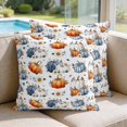 thumbnail image 2 of Pillow Covers 20x20 Set of 2, Fall Pumpkins Square Throw Pillow Covers for Couch/Sofa/Living Room, Thanksgiving Daisy Autumn Leaves Country Decorative Soft Pillowcases for Couch Throw Pillows, 2 of 9