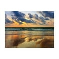 thumbnail image 3 of Tiptophomedecor Landscape Wallpaper Wall Mural - Colorful Sunset Over The Sea, 3 of 4