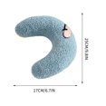 thumbnail image 3 of U-Shape Calming Pillow for Pets,Soft Fluffy Decorative Curved Plush Cushion, 3 of 7