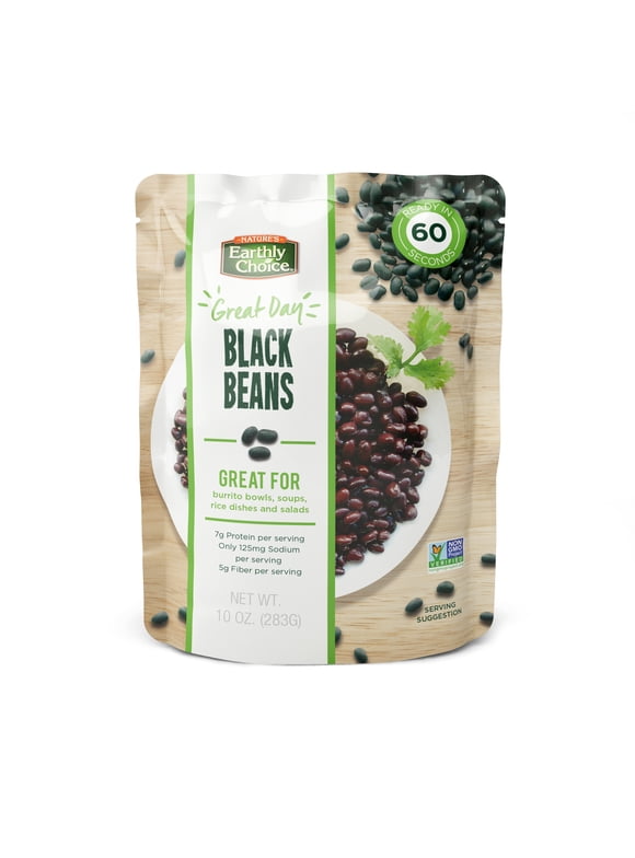 Natures Earthly Choice: Black Beans, 10 Oz