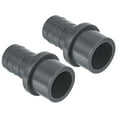 thumbnail image 1 of Unique Bargains UPVC Reducer Pipe Fitting 32mm OD 25mm Barbed, 2 Pack Straight Coupling Adapter Connector, Grey, 1 of 5