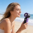 thumbnail image 4 of 2026 Ultra-High Speed Folding Handheld Fan, 199-Speed Adjustable Portable Cooler with Advanced Semiconductor Cooling, Digital Display Pocket Fan for Travel, Sports and Camping, 1-Pack, 4 of 5