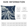 thumbnail image 5 of ONETECH Coastal Pillow Covers, Nautical Pillow Covers, Nautical Coastal Octopus Pillows Decorative Pillowcase Throw Pillow Cover , Ocean Beach Octopus for Sofa Bed Room Home Decor, 5 of 5