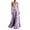 Light Violet, variant on Womens Maxi Dresses Flowy Ruched Floral Print Boho Dress Wrap V Neck Sleeveless Sundress Elegant Formal Party Wedding Guest Dresses Beach Vacation Outfit