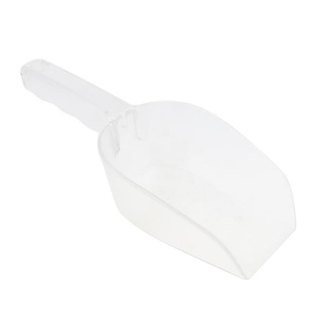 Cucharas de cocina de acrílico transparente de 8'' a 11'' para hielo, cereales y frijoles 28cm