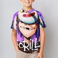 thumbnail image 2 of Gorillaz Kid Shirts Unisex Casual Tops 3D Print Graphic Tees Short Sleeve T Shirts for Boys Girls 110CM, 2 of 8