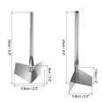 thumbnail image 2 of Unique Bargains Inside and Corner Trowels 3.5 Inch Stainless Steel Drywall Corner Knife, 2 of 5