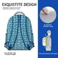 thumbnail image 5 of Fun Underwater Shark Backpack, Lightweight and Perfect for School and Travel Use, 5 of 6