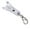 Silver, variant on YUEVE Portable Precise Thread Size Checker Keychain 2025 Upgraded Thread Size Verification Tool Quick Hand Measuring Tool And Screws Steel Fence Post with Holes Table Saw Insert Blank Post Bracket