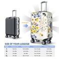 thumbnail image 6 of Disketp Wildflower Honeybee Elastic Travel Luggage Cover Travel Suitcase Protective Cover For Trunk Case Apply To 18''-32'' Suitcase Cover (Luggage not included)-Medium, 6 of 9