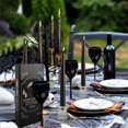 thumbnail image 6 of 10 Pack Black Taper Candles 12 Inch Tall 3/4 Inch Thick Burn 10 Hours, 6 of 13