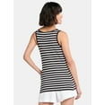 thumbnail image 3 of Time and Tru Women's Maternity Non Shirred Tank Top, Sizes S-XXL, 3 of 5