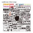 thumbnail image 2 of 50pcs Suitcase Sticker PVC Waterproof Laptop Decal English Phrase Refrigerator Decoration Paster, Type 3, 2 of 8