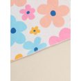 thumbnail image 6 of aturustex Little Girls Hooded Poncho Towel 12M 18M 2T 3T 4T 5T Toddlers Absorbent Bath and Beach Towels Hoodies Floral Print Soft Wearable Blanket BatCute Comfy Swimwear for Summer Beachwear, 6 of 7