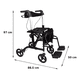 thumbnail image 3 of Andadera Plegable Adultos Ortopedica 2 En 1 Asiento Ruedas, 3 of 6