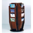 thumbnail image 2 of Wooden Mallet Cascade Spinning Countertop Display w with 16 Brochure Pockets - Medium Oak, 2 of 3