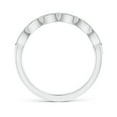 thumbnail image 2 of ANGARA Natural 0.26 Ct. Diamond Vintage Inspired Wedding Band Ring in 14K White Gold for Women (Ring Size: 11.5), 2 of 10