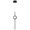 Black Anodized Aluminum, variant on 39463-029 Eurofase Lighting Barletta - 7W 1 LED Pendant in Posh & Luxe Modern Style - 4.75 Inches Wide by 23.5 Inches High-Brass Anodized Aluminum