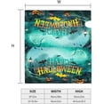 thumbnail image 5 of Happy Halloween Mailbox Covers Magnetic Standard Size 18" X 21" Pumpkin Graveyard Spooky Night Mailbox Cover Decorations Wrap, 5 of 6