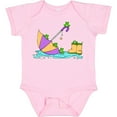 thumbnail image 3 of Inktastic Cute Frogs in a Umbrella with Boots Boys or Girls Baby Bodysuit, 3 of 5