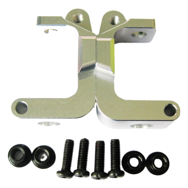 Bujes C Bewildely de aleación de aluminio para 1/8 HPI WR8 RC piezas de coche plata