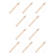 thumbnail image 2 of Seitruly Bandas de ajuste para estiramiento facial, correas para eliminar arrugas faciales, diadema reutilizable, horquillas, herramienta de Bandas Dobles Albaricoque 10piezas, 2 of 6