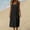 #0449-Black, variant on Neewe Cotton Linen Dress for Women Summer Sleeveless Solid Casual Baggy Flowy Maxi Dresses with Pockets