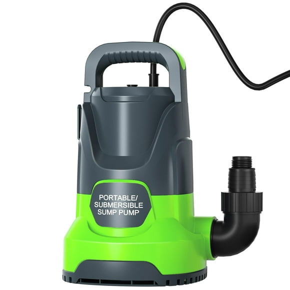 Water Pump Submersible Sump Pump 1.4HP 5400GPH Portable Electric Water Pump Utility Pump for Pool Draining Flood Basement Hot Tub Pond