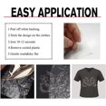 thumbnail image 4 of Flower Pattern Rhinestone Iron on Hotfix Heat Transfer Decal Bling Rhinestone Sticker Heat Transfer Patch Clothing Repair Applique for T-Shirt Clothing Pants Bags 11.7x8.3, 4 of 9