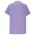 thumbnail image 6 of Avtoify Women's Solid Color V-Neck Patchwork Sequin Batwing Sleeve Short Sleeve Shirt Top Women's Top, 6 of 9