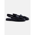 thumbnail image 2 of No Boundaries Women's Slingback Tassel Loafers, 2 of 5