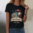 thumbnail image 2 of COMVALUE USA 250 Years of Independence Heritage T-Shirt 1776-2026 Anniversary (Black, XXL), 2 of 8