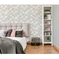 thumbnail image 6 of Brewster Bergman Pink Scandi Flower Paste The Wall Non Woven Wallpaper, 20.5-in by 33-ft, 56.4 sq. ft., 6 of 7