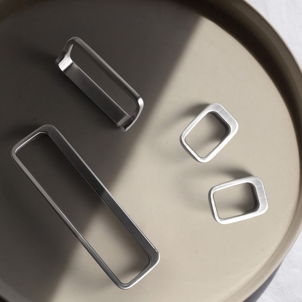 Goo-Ki 12 Pack Brushed Nickel Cabinet Pulls with 5''(128MM) Hole Center, Modern Zinc Alloy Cabinet Handles for Drawer,Wardrobe,Cupboard