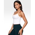 thumbnail image 3 of Musculosa INGIA con escote redondo, sostén incorporado y espalda en U blanca talla S, 3 of 5